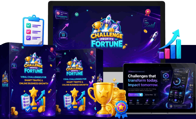 Challenge Profits Fortune ready-to-launch challenge website
